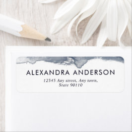 Etiqueta Mínimo para Cinza Profunda Elegante