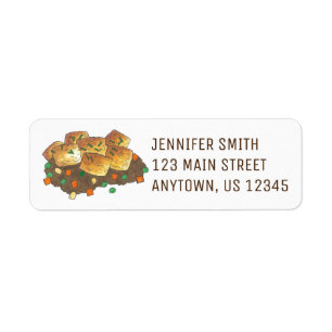 Etiqueta Minnesota Hot Dish Tater Tot Casserole