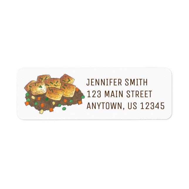 Etiqueta Minnesota Hot Dish Tater Tot Casserole (Frente)