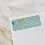 Etiqueta Mint Magic Show Return Address Labels<br><div class="desc">Para cima do seu tema de apresentação com belas etiquetas de endereço de retorno. Este design de espetáculo mágico mostra ilustrações desenhadas à mão cheio de mágica divertida e atraente contra um rico fundo de menta! Personalize com seus próprios detalhes e distribua a parte com o pacote de fornecimento da...</div>