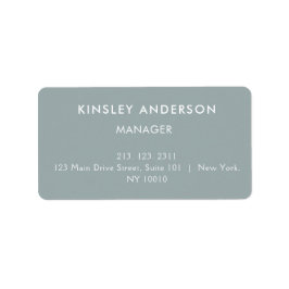 Etiqueta Minúsculo luxo Boutique Dusty Blue