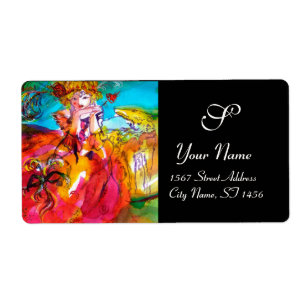 Etiqueta MIRANDOLINA/Máscaras de Carnaval Veneza