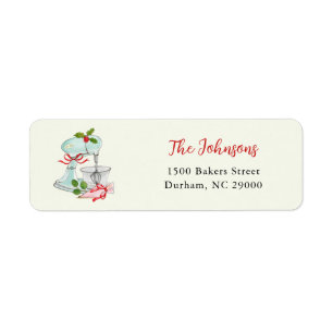 Etiqueta Misturador de bolos de safra