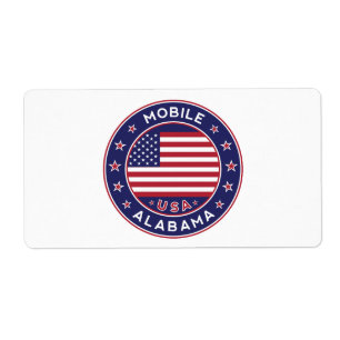 Etiqueta Mobile, Alabama