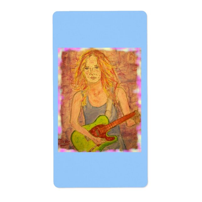 Etiqueta moça do rock popular (Frente)