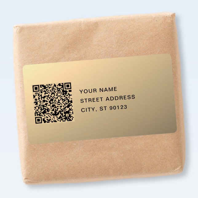Etiqueta Modelo de código QR editável instantaneamente | Fa (Criador carregado)