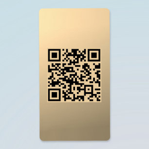 Etiqueta Modelo de código QR editável instantaneamente Fa
