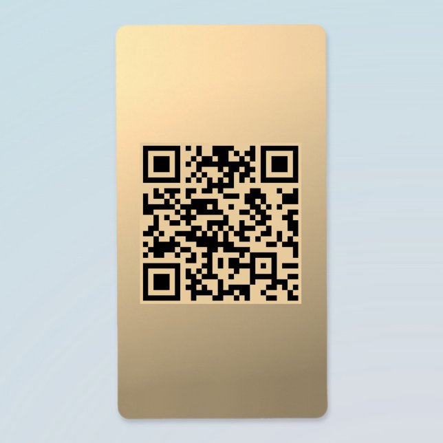 Etiqueta Modelo de código QR editável instantaneamente | Fa (Criador carregado)