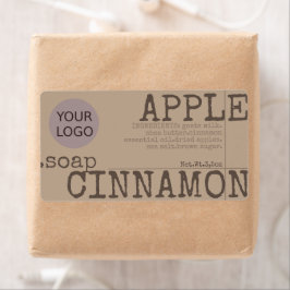 Etiqueta Modelo de logotipo Encapsulamento de produto Soap