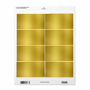 Etiqueta Modelo Dourado do fundo