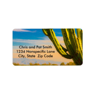 Etiqueta Modelo ocidental velho dos desenhos animados do