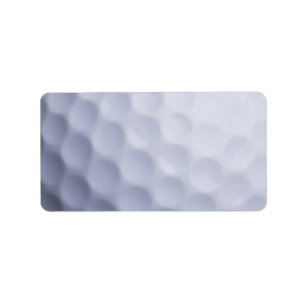 Etiqueta Modelo personalizado fundo da bola de golfe
