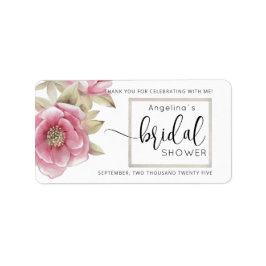 Etiqueta Modern Bride Shower Sticker