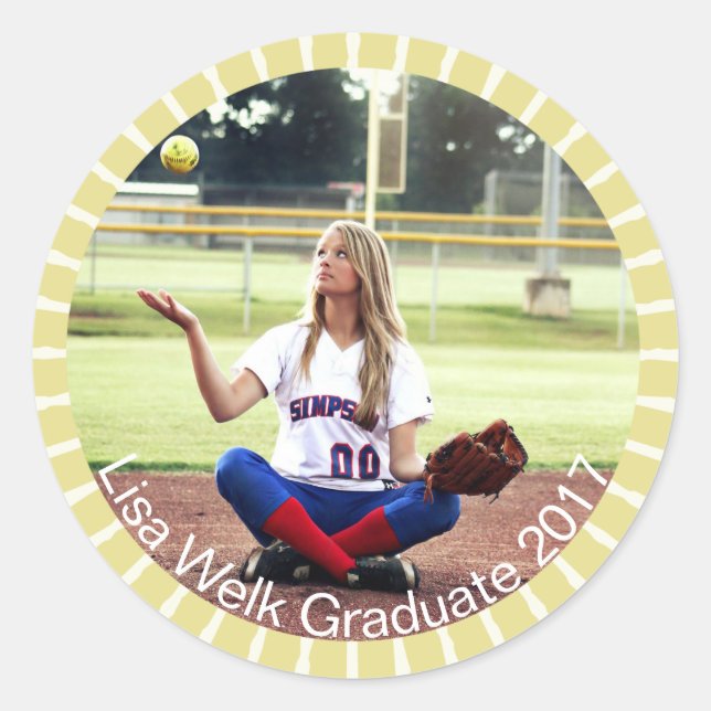 Etiqueta moderna e fresca do quadro da foto (Frente)