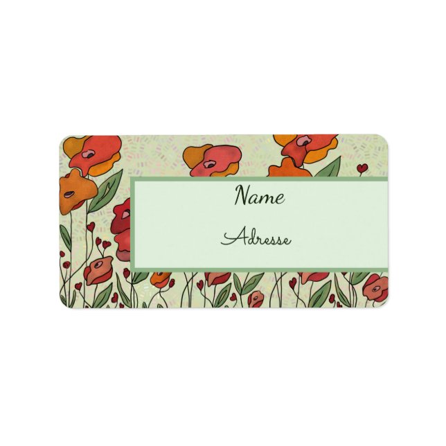 Etiqueta Mohnfeld (Frente)