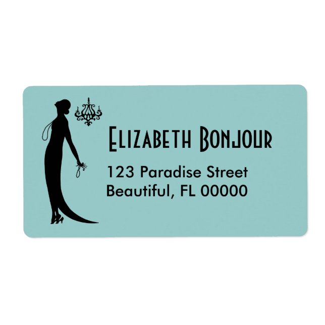 Etiqueta Moi Moi Fashions ~ 8 Rótulos de Endereço / 2" x 3/ (Frente)