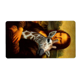 Etiqueta Mona Lisa ama Girafas