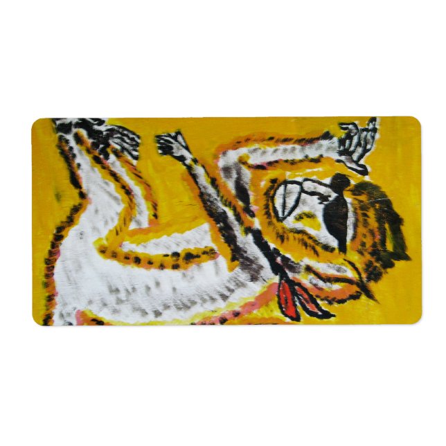 Etiqueta Monkey Circus Art (Frente)