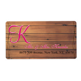 Etiqueta Monograma da parede 3d do celeiro