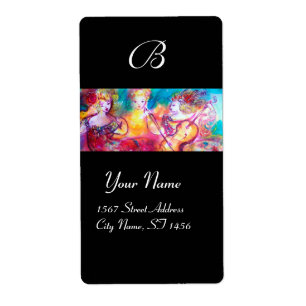 ETIQUETA MONOGRAMA DE CONCERTAÇÃO DE PRIMAVERA TRIO HARMONY