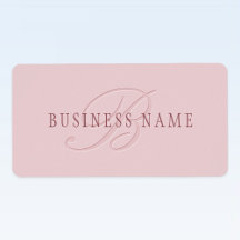 Monograma Elegante | Ouro Rosa