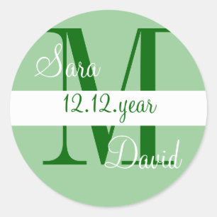 Etiqueta Monograma Personalizada