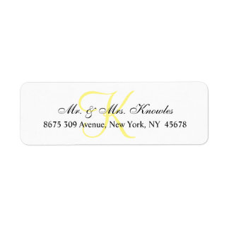 Etiqueta Monograma Personalizado ✨ Chique & Único Pessoal