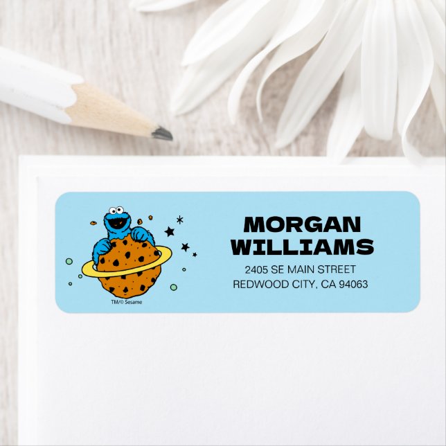 Etiqueta Monstro de cookies | Fora deste mundo (Insitu)