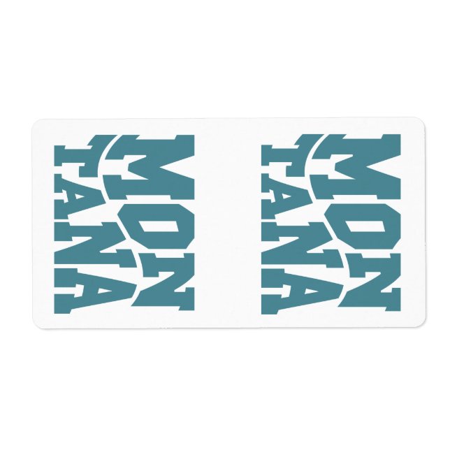 Etiqueta Montana (Frente)