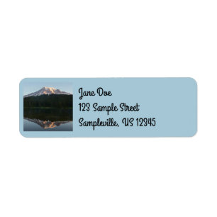 Etiqueta Monte Rainier Refletiu Sunrise I