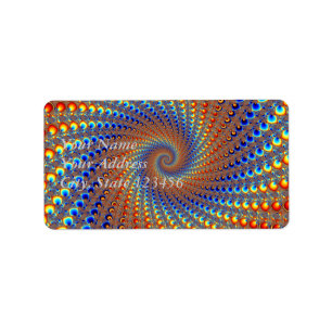 Etiqueta Monterey Fractal Art