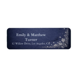 Etiqueta Moonlit Grove Celestial Woodland Wedding Envelope