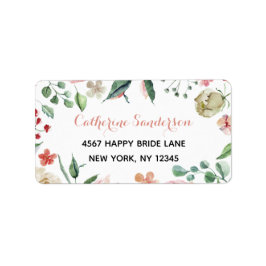 Etiqueta Morada de Devolução de Bloom de Sangue Rosa-Esbran