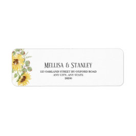 Etiqueta Morada de Devolução de Casamentos Eucalyptus de Gi