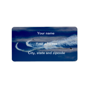 Etiqueta Morada dos aviões de guerra