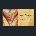 ETIQUETA MOSAIC ANGEL<br><div class="desc">14 mozáico Bizantino medieval,  serágrafo dos andres do átrio,  Church S. Marco,  Basilica,  Veneza,  Itália 


com</div>