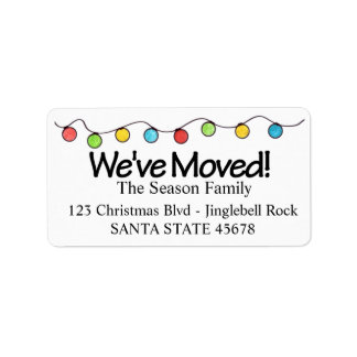 Etiqueta Movimentamos as luzes das árvores de Natal