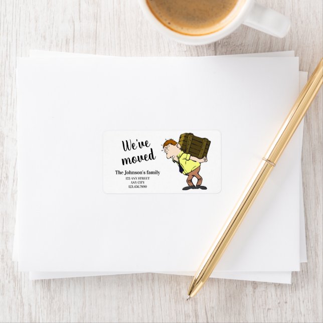 Etiqueta Mudamos de endereço (Insitu)