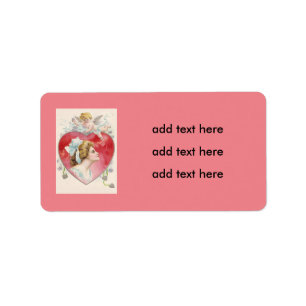 Etiqueta Mulher Cupid Heart Daisy