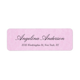 Etiqueta Mulher Moderna Elegante Rosa na moda