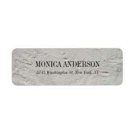 Etiqueta Muro de Cinzas Modernas Elegante