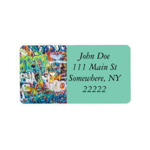 Etiqueta Muro de Grafite de tributo em Praga