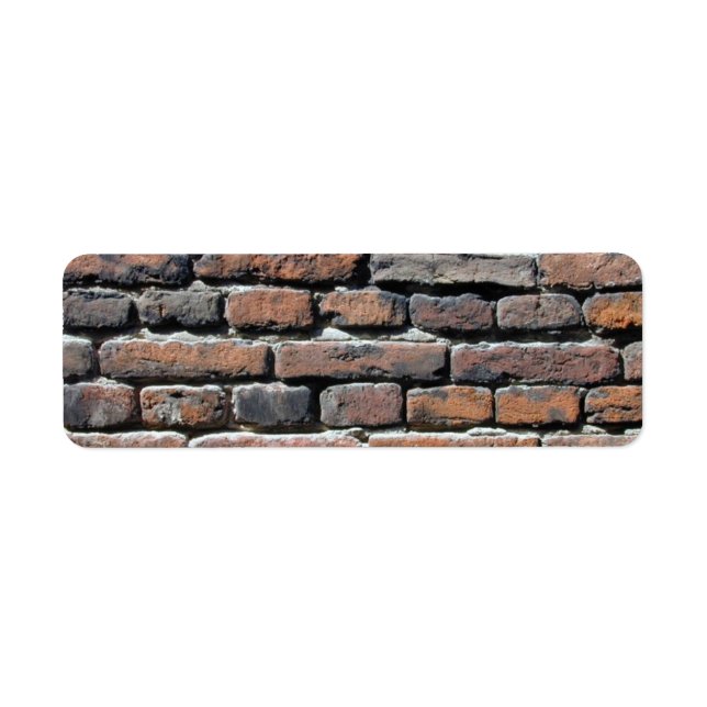 Etiqueta Muro de tijolos (Frente)