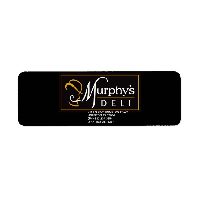 ETIQUETA MURPHY'S DELI PROMO STICKER (Frente)