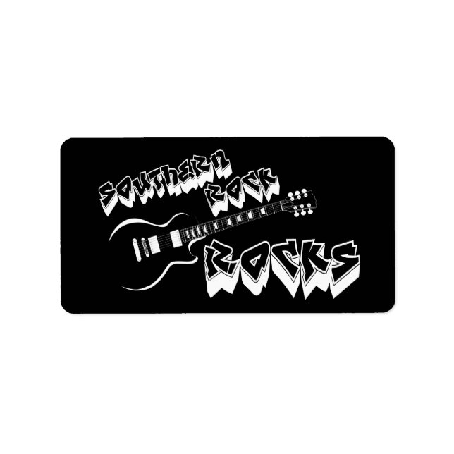 Etiqueta Música do rock do sul (Frente)