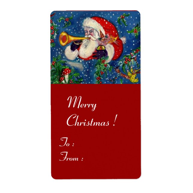 ETIQUETA MUSICAL CHRISTMAS NIGHT/PAPAIS NOEIS BUGLER (Frente)