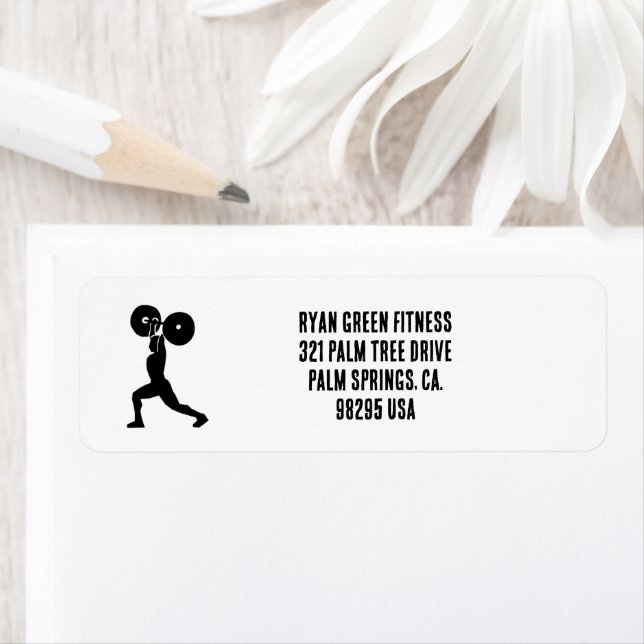 Etiqueta Na silouhette de ginástica | Formador pessoal (Insitu)