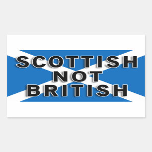 Etiqueta nao britânica do Scottish