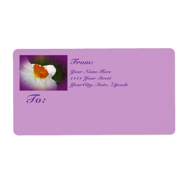 Etiqueta Narciso - Beleza Springtime (Frente)