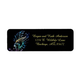 Etiqueta Natações de Lionfish